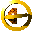 Animated contact sheet of a rotating golden ring with an orange-brown textured sphere inside, displayed in 25 sampled frames across a gray background.