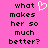 Pixelated text on a pink background with one version featuring a white heart symbol replacing the 'o' in 'what'.