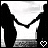 A black-and-white animated contact sheet showing a couple holding hands with changing text above them, arranged in a 4x3 grid of sampled frames.