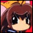 A pixelated anime-style character with brown hair and large black eyes on the left, next to a black background with white text "Anime IM" above smaller text "com" on the right.