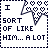 A 4x3 contact sheet of a pixelated animated buddy icon showing the phrase "I SORT OF LIKE HIM... A LOT" with rainbow-colored text and heart-shaped borders across multiple frames.
