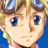 A pixelated anime-style character face on the left with blue background, next to a black panel with white text "Anime IM" and signature "cOw" on right.