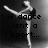 Black-and-white pixelated animation of a figure in a dynamic pose with text overlays changing across frames.
