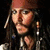 Pixelated image of a person with long dark hair and a red headband, next to bright green background with pink text reading CAPTIN JACK SPARROW!!