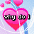 Pixelated heart-themed buddy icon with text overlays across four quadrants, featuring hearts and beach imagery.