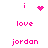 Pixelated pink text and symbols on white background with animated heart and sparkles changing between frames.