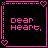 A 5x5 contact sheet of animated frames showing a pixel art buddy icon with pink text on black backgrounds, displaying sequential changes in visible phrases and partial text across sampled frames.