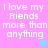 Pixelated text on pink background with two heart icons changing color between cyan and light blue.