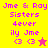 Pixelated text and symbols on four colored backgrounds with one star changing from pink to yellow.