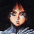 A pixelated anime-style character with brown hair and blue eyes appears on the left side of a contact sheet, while the right side displays stylized text reading "Anime IM" above smaller text that may be "com" or similar.