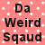 Pixelated pink polka-dot background with black text and a smiling cookie icon holding a heart speech bubble.