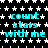 Black background with white star pattern and cyan text reading 'count stars with me' repeated across the image.