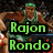 A basketball player in a green uniform with the number 9, shown in multiple poses with green text overlays reading "Rajon Rondo #9 Guard".