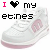 A static image of a white sneaker with pink accents and 'etnies' text above it, displayed in multiple variations.