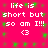 A static image with a bright pink background featuring repeated white text and green square accents.