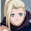 Anime-style character with blonde hair and blue eyes in multiple poses, wearing dark clothing with a hooded collar.