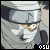A pixelated anime character with bandaged face and silver headband, mouth moving in a sequence of expressions beneath blue 'DOSU' text.