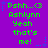 Purple background with green text reading 'Pshh...<3 Ashlynn Yeah that's me!' and blue star accents, repeated in a pattern