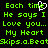 Green pixelated text on black background with a white heart symbol replacing the 'e' in 'time', repeating across two
