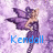 Pixelated image of a person in purple clothing against a light purple background with blue text reading 'Kendall' at the bottom.