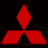 Four distinct automotive logos arranged in a on black background, with red and white elements