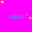 Bright pink background with repeated light blue text "Jalisa" and scattered yellow and pink stars.