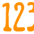 A contact sheet of 18 animated frames showing orange and black text elements with repeated 'maths' and 'haunts' phrases over a gray background, displaying sequential animation changes in color saturation and opacity.