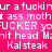 Pixelated text on a pink background with repeated phrases and names in white, showing no visible animation changes.