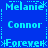 Blue background with light blue pixelated text arranged in a pattern, featuring names and symbols in a repeating layout