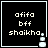 Four identical black square with white text and a small white pixelated icon in the bottom-right corner, arranged in a