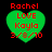 Four green heart-shaped icons with red text reading 'Rachel LOVE Kayla 3/8/10' arranged in a on a black background