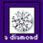 A split-screen icon with a pixelated diamond graphic on the left and 'Girls Best Friend!' text on the right against a purple-pink gradient background.