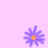 A static 48x48 pixel buddy icon featuring two purple daisy-like flowers with orange centers and red text reading "EMMMMMA" on a light pink background, displayed as part of an animated contact sheet frame.