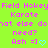 Pixelated text and symbols on a bright green background with pink and cyan elements.