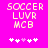 Pixelated text and heart symbols on a bright pink background with two identical static frames side-by-side.