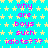 A static image with a cyan background covered in yellow stars, displaying repeated pink text reading "why are boys such idiots???" in a pattern