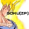 pixelated anime-style character icons with yellow aura, blue clothing, and text labels varying across positions