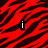 Six zebra-stripe patterned in red, cyan, yellow, purple, green, and black-and-white with overlaid text reading 'i love the zebra strips so much'
