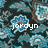Pixelated blue and brown floral pattern with white text 'jordyn' overlaid on a dark background.