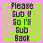 Four identical pixelated text with green and pink borders displaying 'Please Sub If So I'll Sub Back' in black block letters