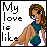 Pixelated 4- with a cartoon woman in the top-left and repeated 'Whoa' text across other