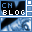 Pixelated blue and black icon with 'CH BLOG' text, featuring a blue border and a light gray background with blue square accents.