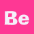 Pink banner with 'Be Mine' text and white heart above four pixel-art showing a woman in black top, pink flower hair accessory, changing expressions