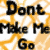 A 2x2 contact sheet of an animated AIM buddy icon featuring text and a character image across three sampled frames.