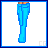 Pixelated shows a character in blue attire with changing poses and text fragments forming 'a man once said "I dont know... go ask a woman!"'