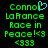Green pixelated text on black background with cyan heart symbol replacing 'o' in first line, two identical versions side-by-side.