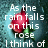 A pixelated image of a red rose with green leaves against a blue-green background, overlaid with white text.