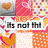 Pixelated of heart and patterned with overlaid text fragments in multiple colors