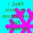 Green text on cyan background reads 'i just won an award for but kissing!' with pink starburst shapes, animated to shift position.