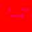 Red background with pink text 'I luv erica' in four positions, two with light pink rectangular overlays covering the text.